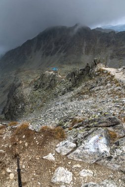 Musala tepe, Rila Dağı, Bulgaristan üzerinden muhteşem panoramik görünümü