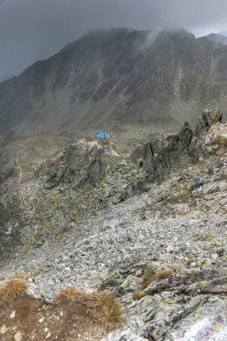 Musala tepe, Rila Dağı, Bulgaristan üzerinden muhteşem panoramik görünümü
