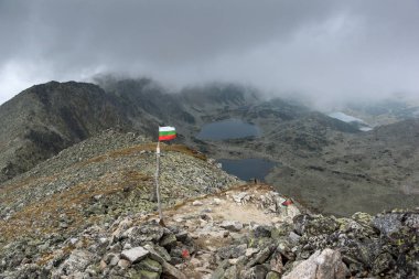 Musala tepe, Rila Dağı, Bulgaristan üzerinden muhteşem panoramik görünümü