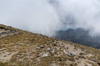 Musala tepe, Rila Dağı, Bulgaristan üzerinden muhteşem panoramik görünümü
