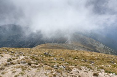 Musala tepe, Rila Dağı, Bulgaristan üzerinden muhteşem panoramik görünümü