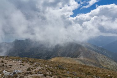 Musala tepe, Rila Dağı, Bulgaristan üzerinden muhteşem panoramik görünümü