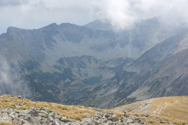 Musala tepe, Rila Dağı, Bulgaristan üzerinden muhteşem panoramik görünümü
