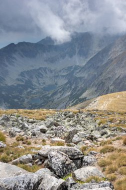 Musala tepe, Rila Dağı, Bulgaristan üzerinden muhteşem panoramik görünümü