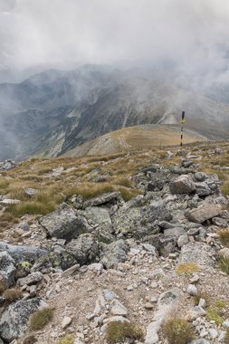 Musala tepe, Rila Dağı, Bulgaristan üzerinden muhteşem panoramik görünümü