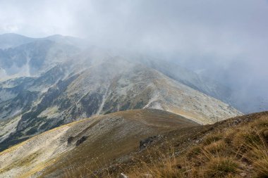 Musala tepe, Rila Dağı, Bulgaristan üzerinden muhteşem panoramik görünümü