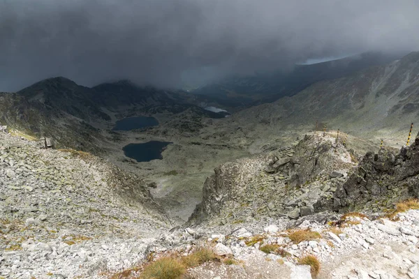 Increíble Vista Panorámica Desde Pico Musala Montaña Rila Bulgaria —  Fotos de Stock