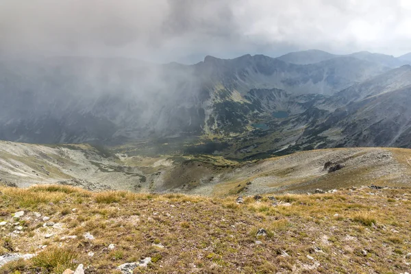 Vista Panorâmica Incrível Musala Pico Montanha Rila Bulgária — Fotografia de Stock