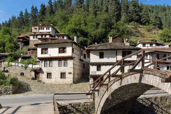 Shiroka Laka Bulgaristan Ağustos 2018 Eski Evleri Tarihi Şehir Shiroka — Stok fotoğraf