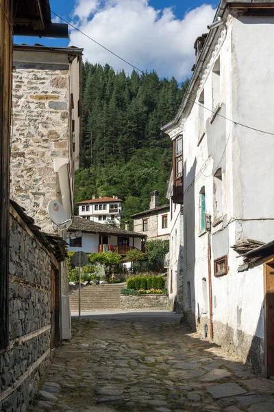 Shiroka Laka Bulgaria August 2018 Alte Häuser Der Historischen Stadt — Stockfoto