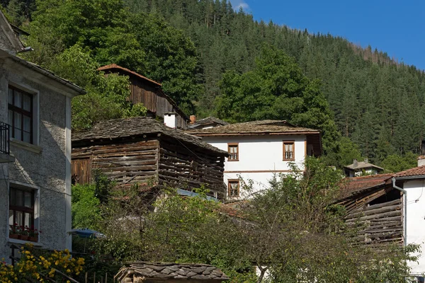 Shiroka Laka Bulgaria August 2018 Alte Häuser Der Historischen Stadt — Stockfoto