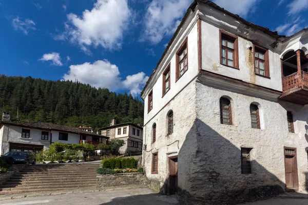 Shiroka Laka Bulgarije Augustus 2018 Oude Huizen Historische Stad Van — Stockfoto