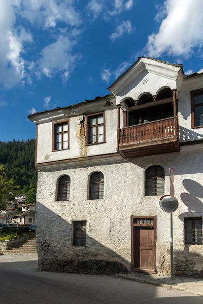 Shiroka Laka Bulgaria August 2018 Alte Häuser Der Historischen Stadt — Stockfoto