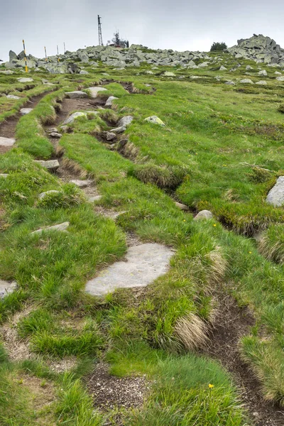 Manzara Vitosha Mountain yakınındaki Cherni Vrah tepe, Sofya şehir bölge, Bulgaristan