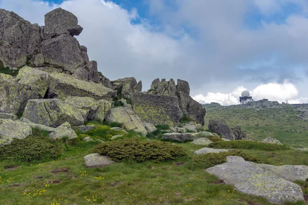 Cherni Vrah tepe, Sofya şehir bölge, Bulgaristan üzerinden Vitosha Dağı'nın muhteşem manzara