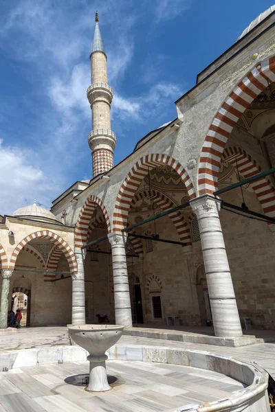 Edirne Turcja Maja 2018 Serefeli Meczet Meczet Centrum Miasta Edirne — Zdjęcie stockowe