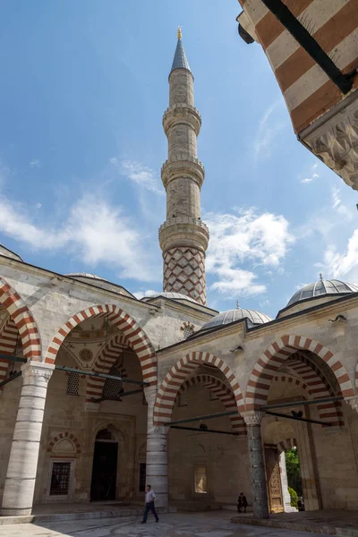 Edirne Turcja Maja 2018 Serefeli Meczet Meczet Centrum Miasta Edirne — Zdjęcie stockowe