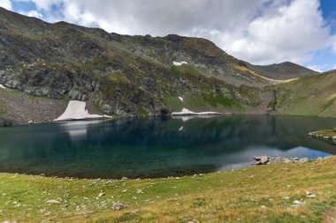 Yaz görünümü göz Lake, Rila Dağı, yedi Rila göller, Bulgaristan