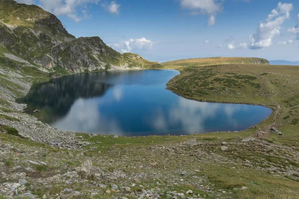 腎臓湖水 リラ山脈の リラ湖 ブルガリアの夏景色 — ストック写真