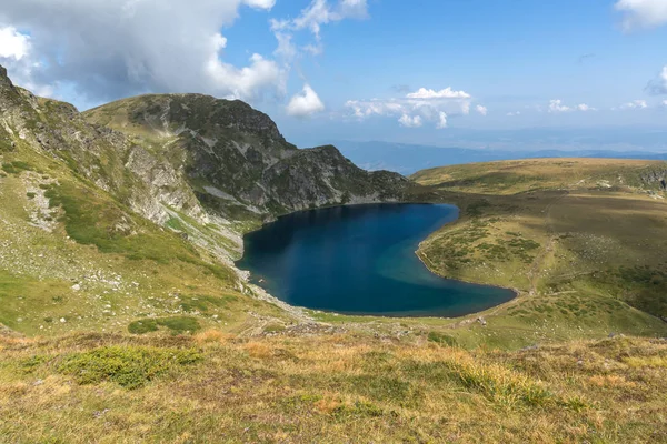 Vista Estiva Del Lago Reno Montagna Rila Sette Laghi Rila — Foto Stock