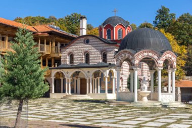 Ortaçağ Tsarnogorski (Gigintsy) Manastırı St Kozma ve Damyan, Pernik bölge, Bulgaristan