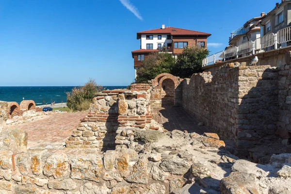 Nesebar Bulharsko Srpna 2018 Ruiny Starověké Církve Svaté Matce Eleusa — Stock fotografie