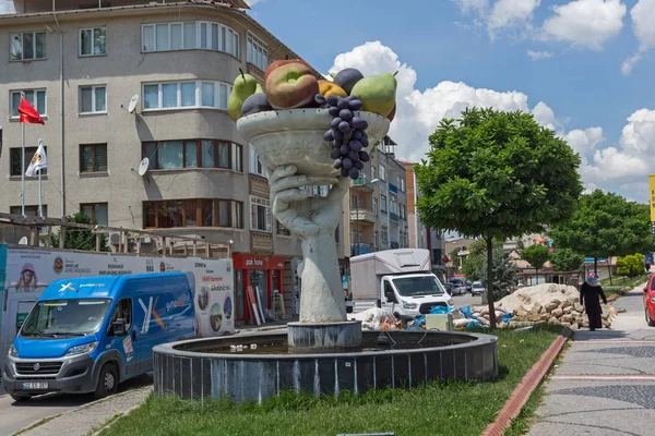 Edirne Turquia Maio 2018 Rua Típica Centro Cidade Edirne East — Fotografia de Stock