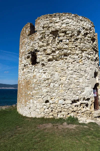 Nessebar Bulgaria Agosto 2018 Ruinas Antigua Torre Batalla Casco Antiguo —  Fotos de Stock