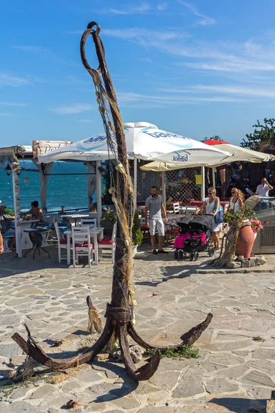 Nessebar Bulgaria Agosto 2018 Calle Típica Casco Antiguo Nessebar Región — Foto de Stock