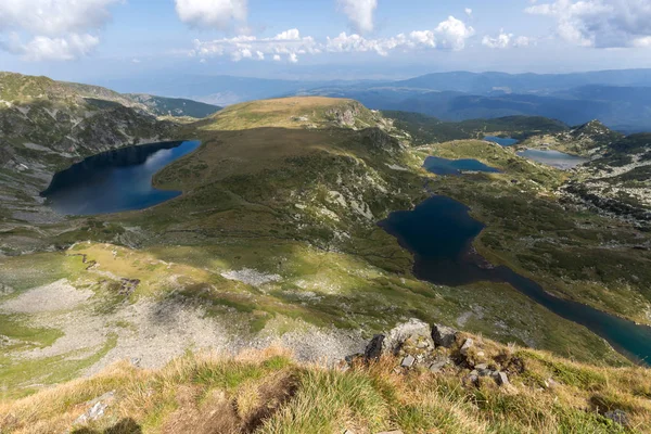Vue Été Rein Jumeau Trèfle Poisson Des Lacs Inférieurs Montagne — Photo