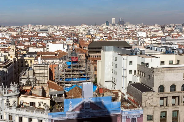 Madrid Spain January 2018 Amazing Panoramic View City Madrid Circulo Stock Photo