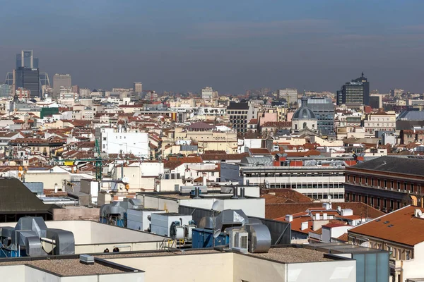 Madrid Spain January 2018 Amazing Panoramic View City Madrid Circulo Royalty Free Stock Images