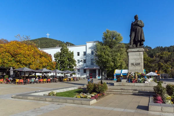 Blagoevgrad Bulharsko Října 2018 Goce Delčev Pomník Centrum Města Blagoevgrad — Stock fotografie
