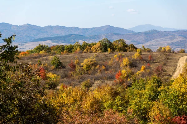 Verbazen Herfst Panorama Van Berg Cherna Gora Monte Negro Regio — Stockfoto