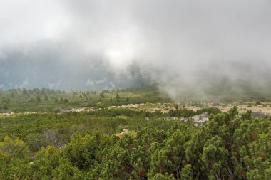 Musala tepe, Rila Dağı, Bulgaristan tırmanma için rotadan manzara
