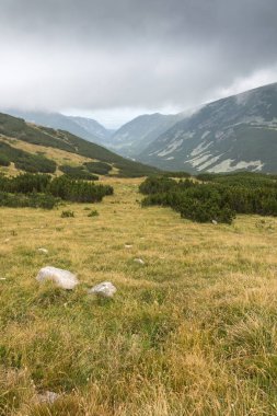 Musala tepe, Rila Dağı, Bulgaristan tırmanma için rotadan manzara