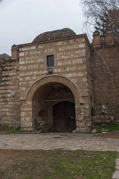 Skopje República Macedonia Febrero 2018 Ruinas Kurshumli Casco Antiguo Ciudad —  Fotos de Stock