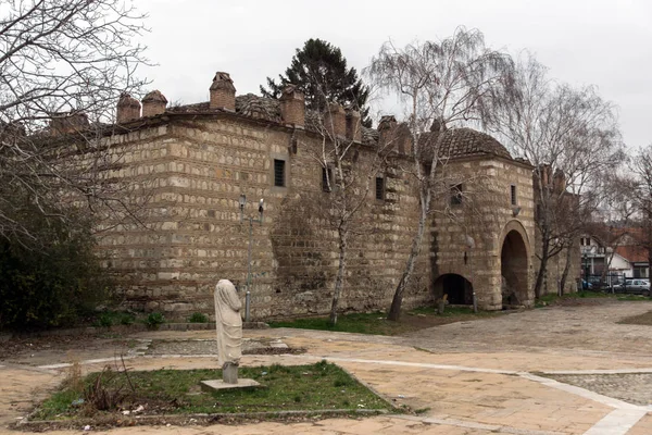Skopje Republic Macedonia February 2018 Ruins Kurshumli Old Town City — Stock Photo, Image
