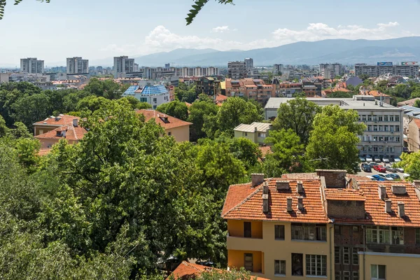 Πλόντβιβ Βουλγαρία Ιουλίου 2018 Πανοραμική Θέα Της Πόλης Του Plovdiv — Φωτογραφία Αρχείου