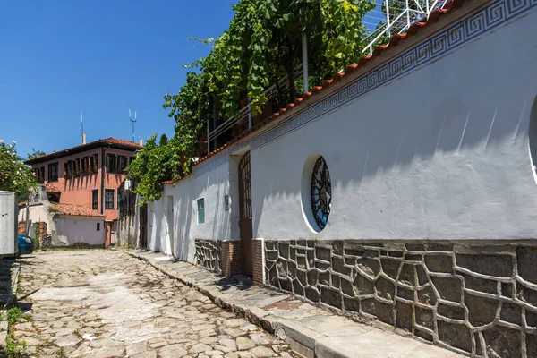 Plovdiv Bulgaria Julio 2018 Calle Típica Casco Antiguo Ciudad Plovdiv — Foto de Stock