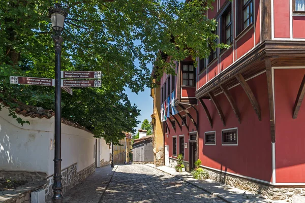 Plovdiv Bulharsko Července 2018 Typická Ulice Starém Městě Město Plovdiv — Stock fotografie