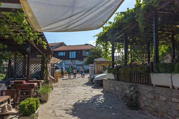 Nessebar Bulgarien August 2018 Typische Straßen Und Häuser Der Altstadt — Stockfoto