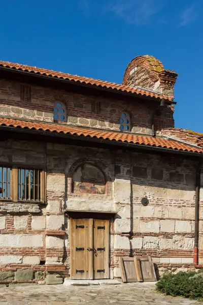 Nessebar Bulgaria Agosto 2018 Ruinas Antigua Iglesia San Esteban Ciudad — Foto de Stock