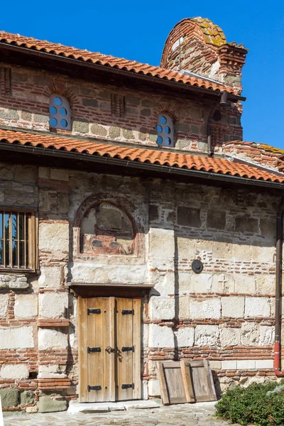 Nessebar Bulgária Agosto 2018 Ruínas Igreja Antiga Santo Estêvão Cidade — Fotografia de Stock