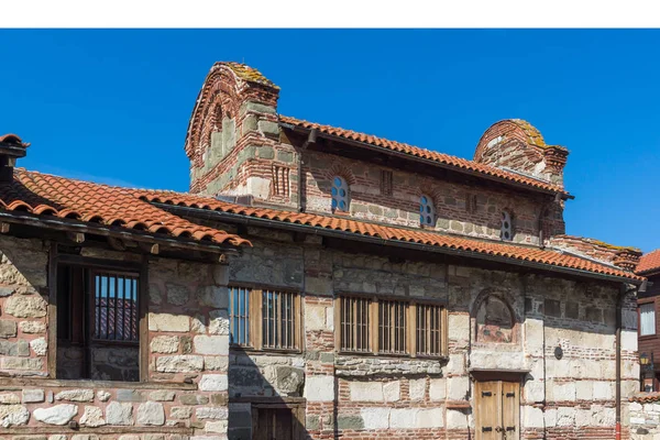 Nessebar Bulgaria Agosto 2018 Ruinas Antigua Iglesia San Esteban Ciudad — Foto de Stock