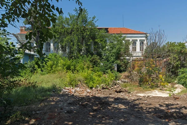 Plovdiv Bulgaria July 2018 Typical Street Houses Period Bulgarian Revival — стоковое фото