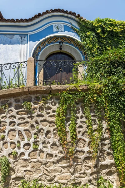 Plovdiv Bulgária Julho 2018 Rua Típica Casas Período Renascimento Búlgaro — Fotografia de Stock