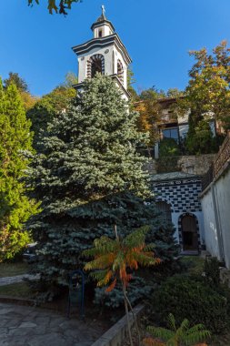 Yukarı Cuma, Bulgaristan - 6 Ekim 2018: Kilise, Kutsal bakire eski şehrin Yukarı Cuma, Bulgaristan
