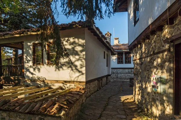 Blagoevgrad Bulgarije Oktober 2018 Typisch Straat Huizen Uit Periode Van — Stockfoto