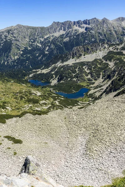 Panoramautsikt Över Landskapet Med Dalgoto Den Långa Sjö Berget Pirin — Stockfoto